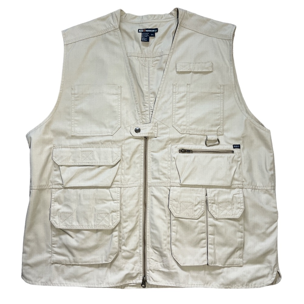5.11 Tactical‎ Series Men's Tan Concealed Carry Tactical Vest Sz. 2XL NWOT